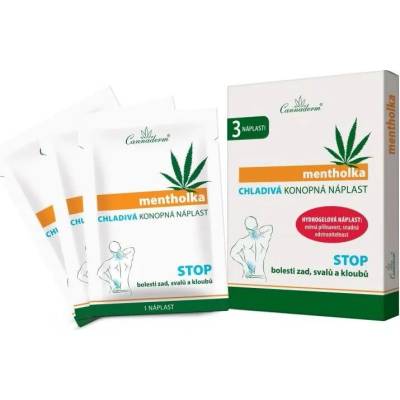 Cannaderm Mentholka chladivá náplast drm.emp. 3 ks