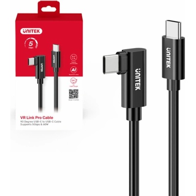 Unitek C14094ABK01-5M USB-C - USB-C 5m černý