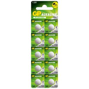 GP Batteries Бутонна алкална батерия GP189 LR-1130/ 10 бр. /pack цена за 1 бр. / 1.55V GP (GP-BA-189F-U10) - topmall