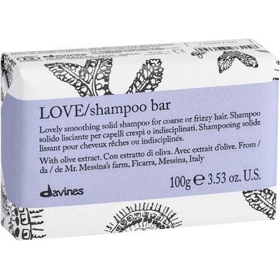 Davines Essential Haircare Love Smoothing Shampoo Bar – tuhý šampon pro nepoddajné a krepaté vlasy 100 g