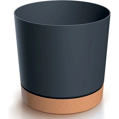 PROSPERPLAST Kvetináč TUBO PM 23,9cm antracit naturo