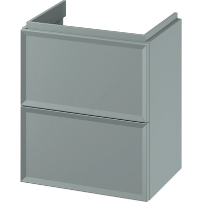 Cersanit S1021-007 - окачен шкаф за баня под мивка MILLE SLIM 50x35 cm, в ментов цвят (CS0263)