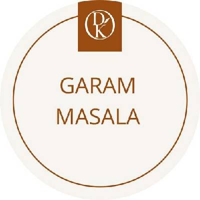 Davídkovo koření Etiketa Garam masala béžová průměr 4,5 cm 1 ks