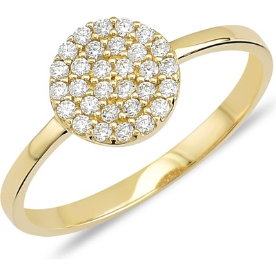 Lillian Vassago zlatý prsten se zirkony LLV11 GR001Y