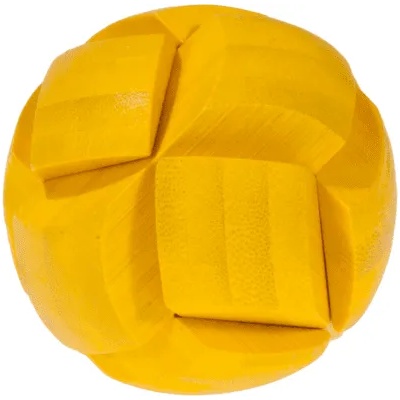 Fridolin Логически 3D пъзел Fridolin Ball Yellow