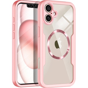 Techsuit Калъф за iPhone 17 - ColorVerse 360 MagSafe Series + Скрийн протектор - Розов