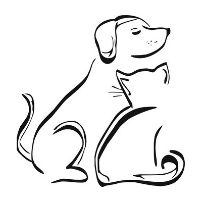 Artemiss Kočka a pes plastová šablona 277 D 29x29cm