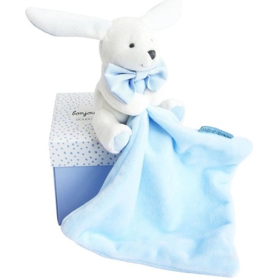 Doudou Gift Set Blue Rabbit подаръчен комплект за деца от раждането им