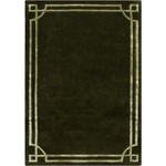 Flair Rugs Тъмнозелен ръчно изработен вълнен килим 120x170 cm Gatsby - Flair Rugs (503119380076)