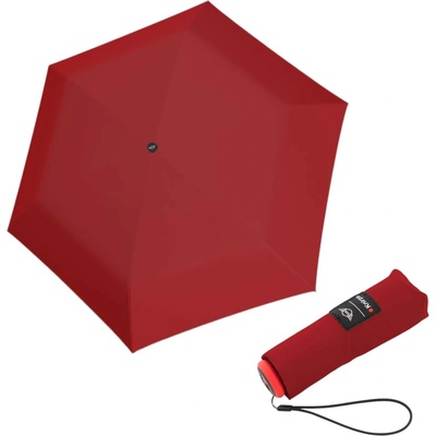 Knirps Mini Dark elegantný skladací dáždnik chili