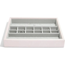 Stackers box na šperky Blossom Pink Leather Small Accessories Layer růžová