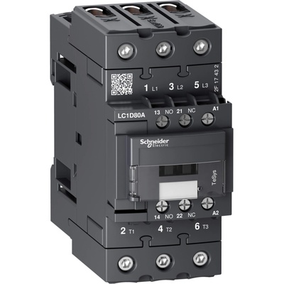 SCHNEIDER ELECTRIC SCHNEIDER LC1D80AV7 Stykač 80A AC-3 3P 400V AC LC1D80AV7