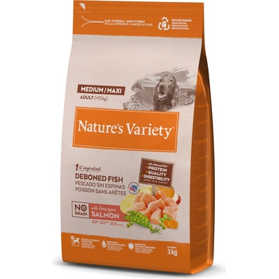 Natures Variety No Grain Medium/Maxi Adult losos 3 kg