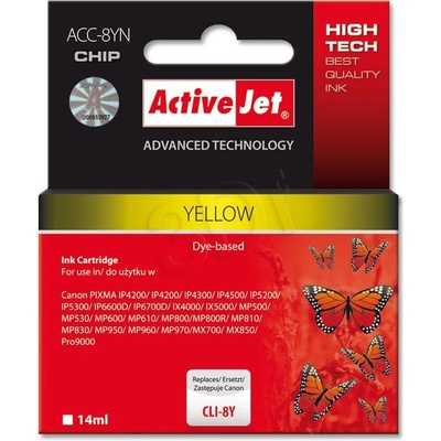 Activejet Canon CLI-8Y - kompatibilný