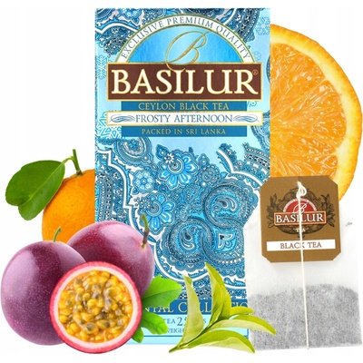 Basilur čierny Frosty Afternoon 50 g 25 vrecúšok