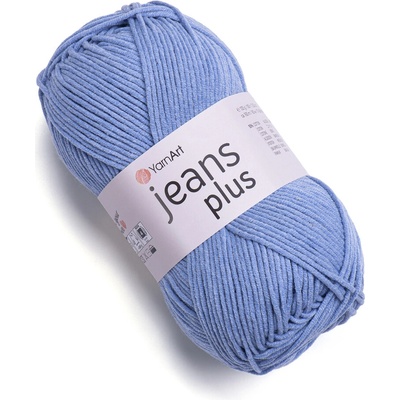 Yarn Art Jeans Plus 15 světlá nebesky modrá