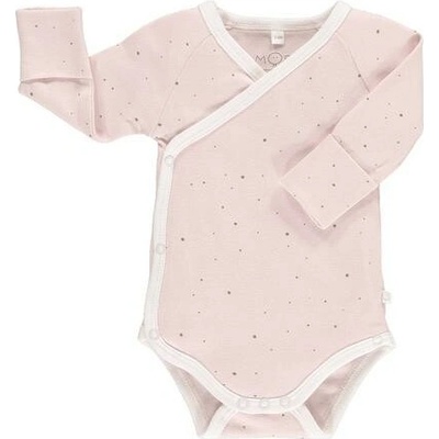 Mori kimono body z organickej bavlny a bambusu ružové