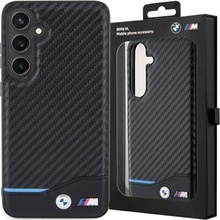 BMW Samsung Galaxy S24 5G Leather Carbon černé