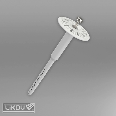 KLIMAS Wkret-met ThermoDrive-V2 Talířová hmoždinka s kovovým šroubem Ø8 mm 215 mm - 100 ks