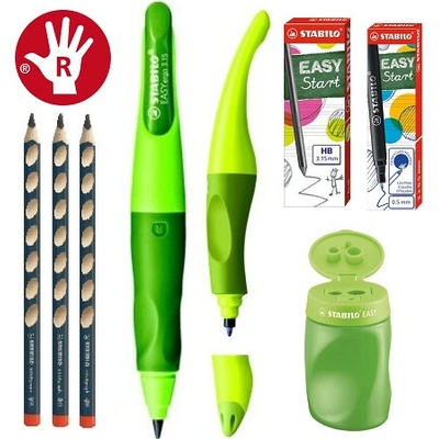 Stabilo Moje první psací potřeby s perem pro praváky 6-7 let zelená – Hledejceny.cz