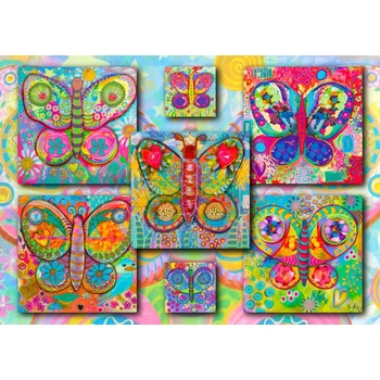 Image 1 of Enjoy - Puzzle Butterflies - 1 000 piese