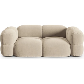 Cosmopolitan Design Бежов кадифен диван 210 cm Loretto - Cosmopolitan Design (COS_3S_120_F1_LORETTO1)