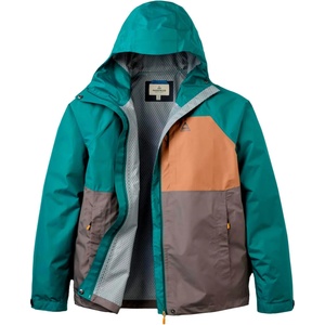 Passenger Мъжко водоустойчиво яке Passenger Trailscape Recycled Waterproof Jacket - Deep Ocean / Slate Grey - размер XXL (004-6981-0215)