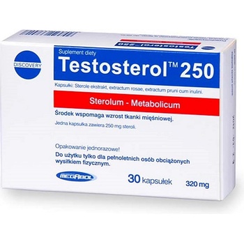 MEGABOL Testosterol 250, 30 Capsules