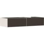 Hansgrohe Xevolos E - Шкаф за мивка, 28x137x55 см, 2 чекмеджета, матово бежово/текстилно тъмносив 54323660 (54323660)