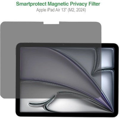 4smarts Smart Protect Magnetic Privacy Filter - магнитно защитно покритие с определен ъгъл на виждане за дисплея на iPad Air 13 (2024)