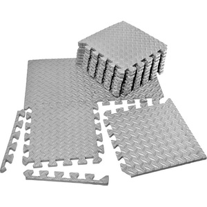 Pepita Голям размер Premium Sponge Puzzle 120x120cm (4бр. 60x60cm) - сив (JHM003-grey)