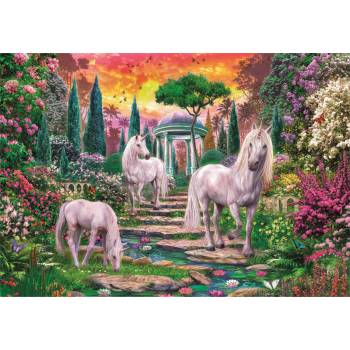 Image 1 of Clementoni - Puzzle Classical Garden Unicorns - 2 000 piese
