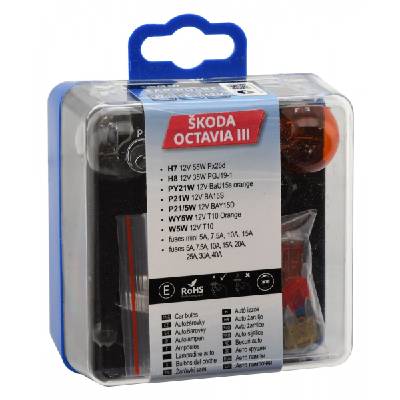 Compass Žárovky servisní box ŠKODA OCTAVIA III H7+H8 08537