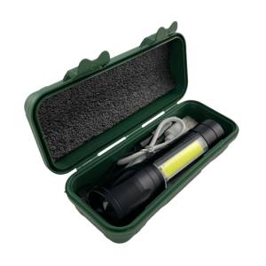  Акумулаторно фенерче с калъф и usb кабел (torch)