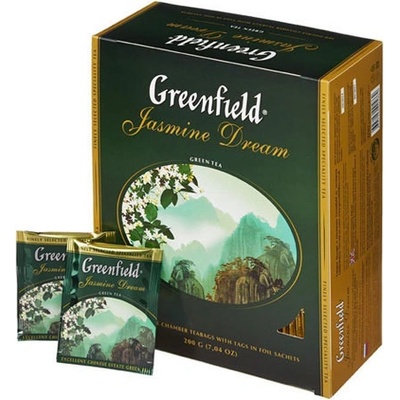 Greenfield Černý čaj Jasmin 100 x 2 g