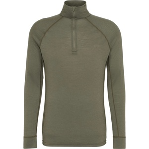 Stoic Мъжко мериносово термобельо Stoic Merino180 BengtSt. Half Zip Merino base layer - Olive Green - размер XL (015-2079-0815)