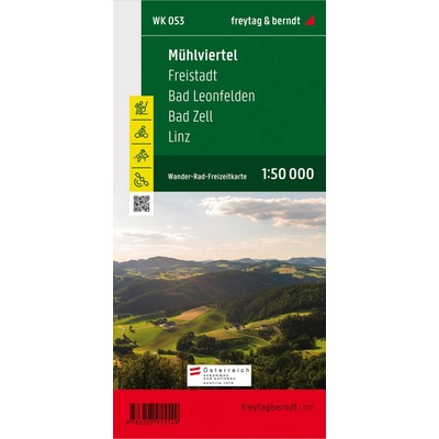 Mühlviertel – Freistadt – Bad Leonfelden – Bad Zell – Linz Wanderkarte 1:50 000