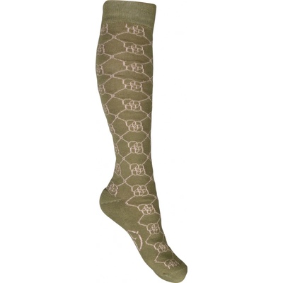 HKM Podkolenky jezdecké Edinburgh pár olive green – Zboží Dáma