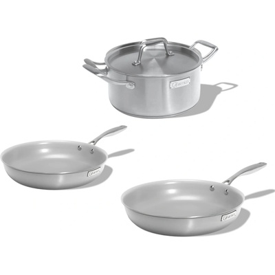 Elmich Sada nerezového riadu s keramickým povrchom Tria Ceramic 3 ks