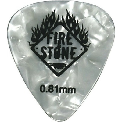 Fire-Stone trsátko celuloid 0,81 mm Perloid-bílé