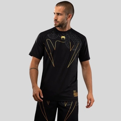 Venum - Боксова Екипировка | Официален Вносител за България Тениска Venum Serpenti Dry Tech Black/Silver/Gold - L
