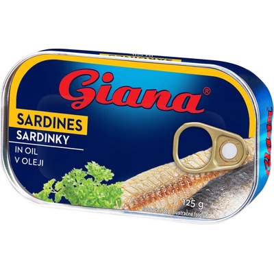 Giana sardínky v rastlinnom oleji 125 g