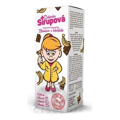 Pharmadis Doktorka Sirupová s príchuťou banánov v čokoláde 100 ml