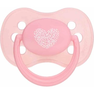 Canpol Силиконова залъгалка Canpol - Pastelove, 0-6 месеца, розова (22/416c) - baby