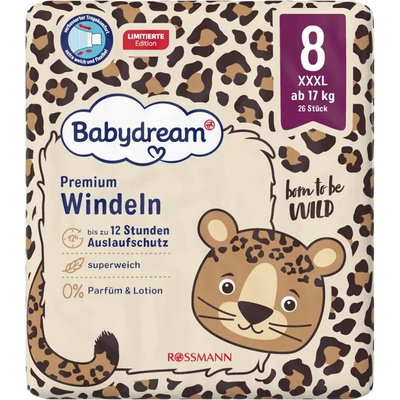 Babydream Premium 17+ kg 8 XXXL 26 ks