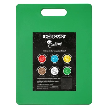Image 1 of Horecano HORECANO-Дъска за рязане на зеленчуци и плодове 40x25xh1.2cm ЗЕЛЕНА (HC- 98486) (6153 / А0108-4) (0198486)