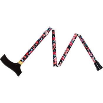 GHZ Matra AG Удобен сгъваем регулируем бастун във флорален дизайн (115065)