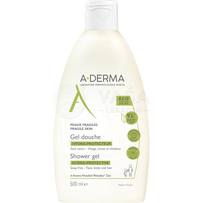 ADerma HydraProtective hydratačný sprchový gél 500 ml