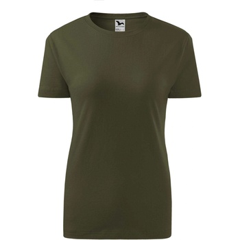 MALFINI Malfini classic new 133 / Дамска тениска - военна xxl (1336917)