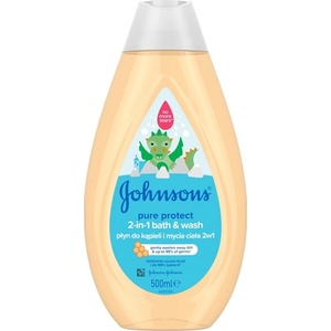 Johnson's Baby Бебешки душ гел и пяна за вана 2в1 Johnson's Baby Pure Protect 500 мл 30518 (94266)